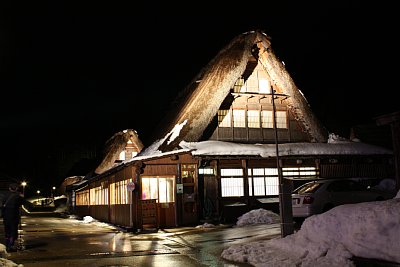 雪の夜景