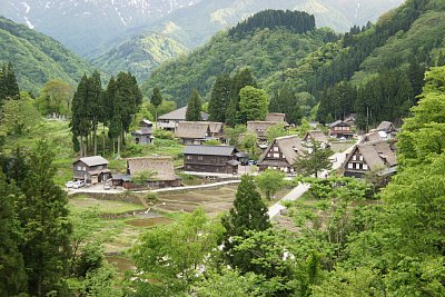 相倉合掌集落全景