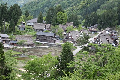 相倉合掌集落全景