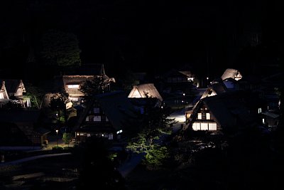 相倉合掌集落全景