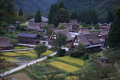 相倉合掌集落全景