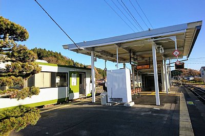 ホームから地下道