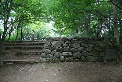 飛騨高山城の本丸石垣