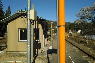 駅舎とホーム
