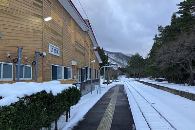 駅舎とホーム