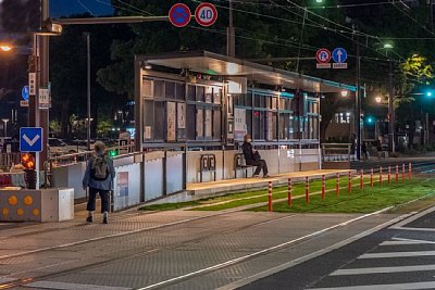 夜の停留場