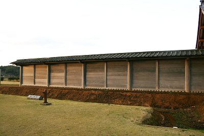 能登国分寺跡復元塀