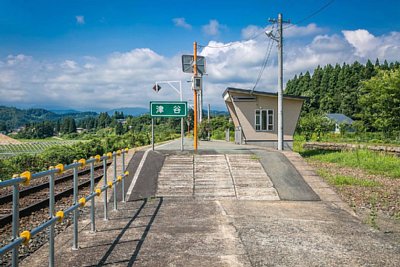 駅舎とホーム