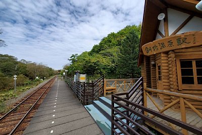 ホームは割と短い