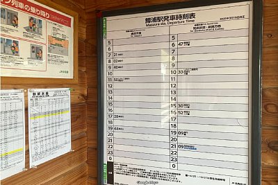 発車時刻表