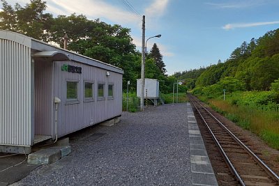 駅舎とホーム