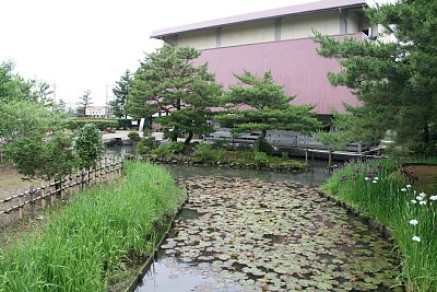 水路が張巡らされています