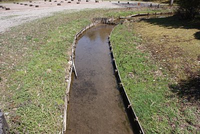 復元水路跡