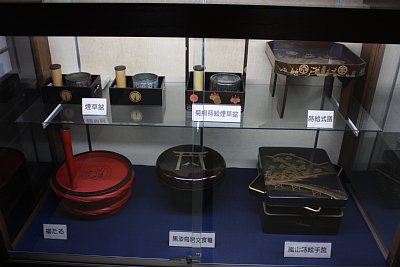 大広間の展示品