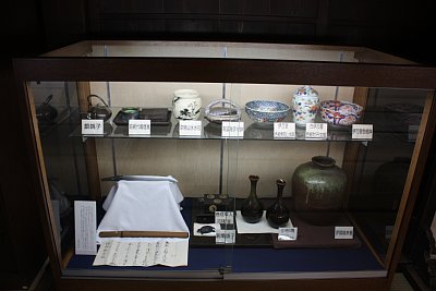 大広間の展示品