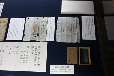 大広間の展示品