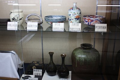 大広間の展示品