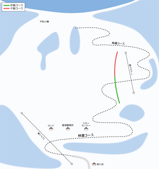 富山県のスキー場 宇奈月温泉スキー場